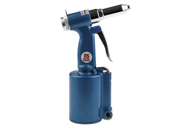 RS PRO 1/4in Air Rivet Gun, 3/16 in Maximum Rivet Size (APT690)