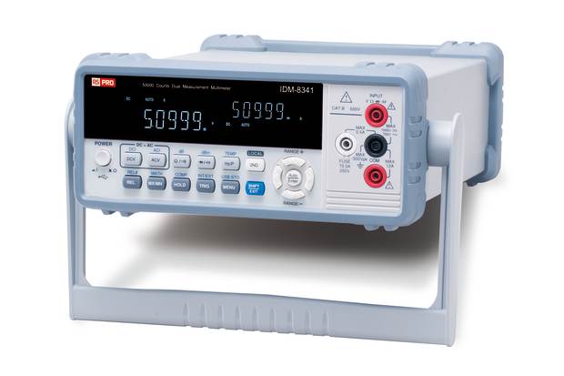 RS PRO IDM8341 台式数字万用表,真有效值,最大 10A 交流电,最大 10A 直流电,最大 750V 交流电